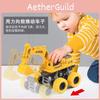 Инерционная инженерная машина из АБС-пластика, игрушечный автомобиль для детей, ударопрочная модель экскаватора
