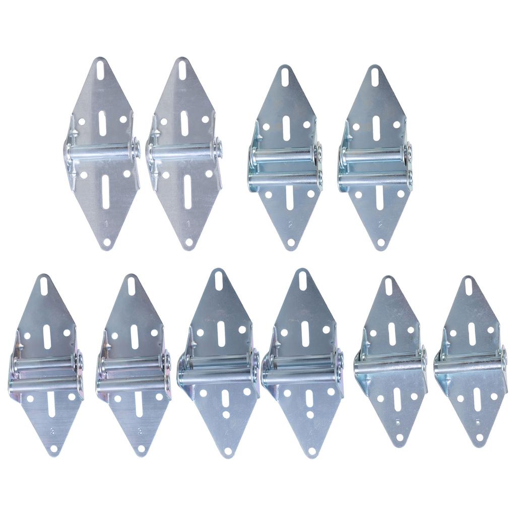 2 шт. Замена петли гаражных ворот Сверхпрочная железная фурнитура для гаражных ворот для жилых/легких коммерческих гаражных ворот