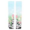 Kids Cooling Arm Sleeves, 24g Ultra-Light Panda Print, UPF50+ UV Protection for Summer Hiking Outdoor