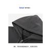 Men S Hooded Fleece Zip Up Sweatshirt Solid Color Loose Fit Warm Winter
