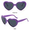 Cosplay Heart Sunglasses Halloween Beach Shades Retro Women's Accessories  for Women