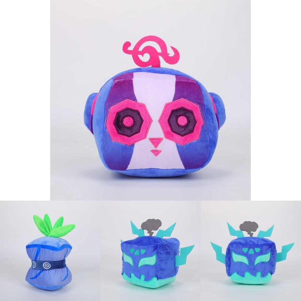 Soft Plush Blox Fruits Toy With Customizable Design Purple Box