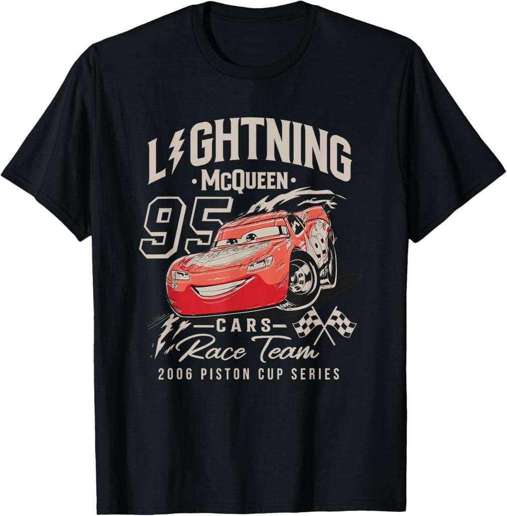 Disney Pixar Cars Retro McQueen Piston Cup Series T-Shirt