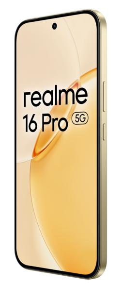 Realme 16 pro 5g smartphone 8gb/256gb gold