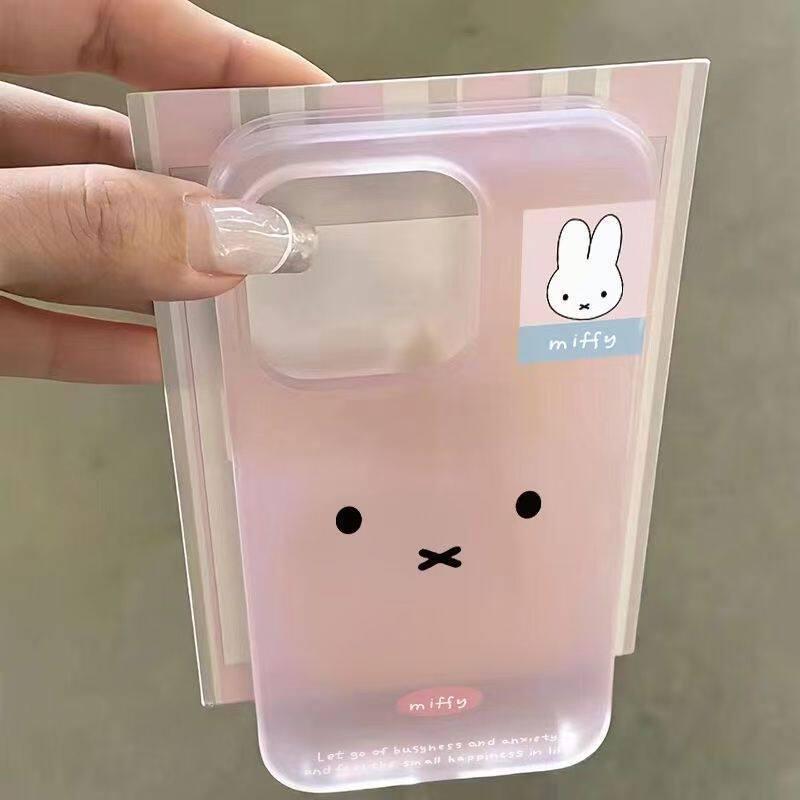 Чехол Miffy Expression для iPhone 17 Pro Max - Милый, Ударопрочный для 14 Pro, 15, 16 PM, 11