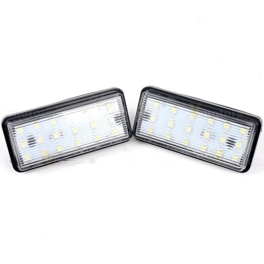 Для Toyota Land Cruiser J120 J200 Reiz Mark X 04-09 Lexus LX470 GX470 LX570 Ксеноновый Белый 18SMD Светодиодный Фонарь Подсветки Номерного Знака