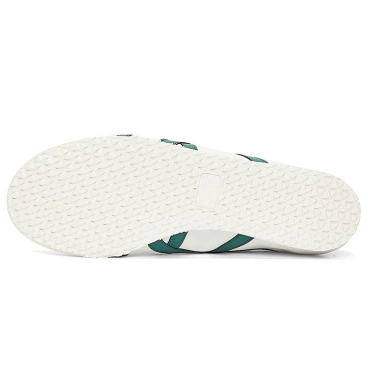 ONITSUKA TIGER Mexico 66 Ретро Легкие Прочные Низкие Повседневные Кроссовки Унисекс Белый Зеленый 1183C075-101