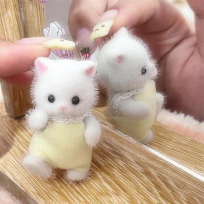 Семейные лесные стаи кошек, модель плюшевых кукол, фигурки, аниме-игрушки, украшение стола, подарок на день рождения