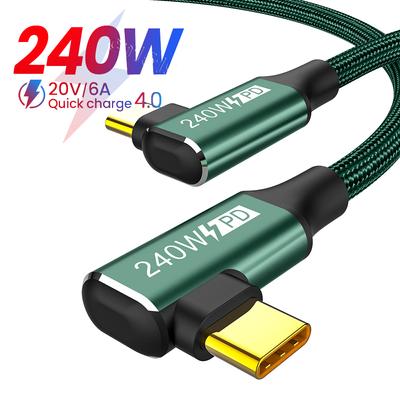 PD 240W 5A USB Type C - USB C кабель USB-C PD быстрая зарядка зарядное устройство провод шнур для Macbook Pro Samsung Type-C USBC кабель 0.5/1/2M