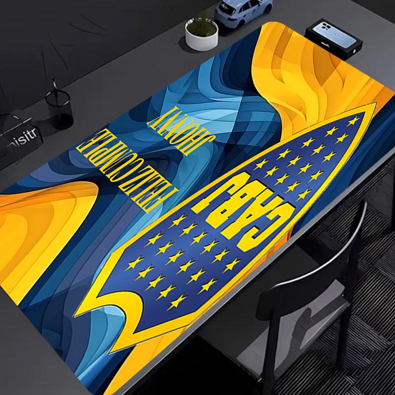 Club Atlético Boca Juniors Mouse Pad - Non-Slip Rubber Base, Smooth Surface for Work,Gaming,Office,And Home Use, Desk Mouse Pad