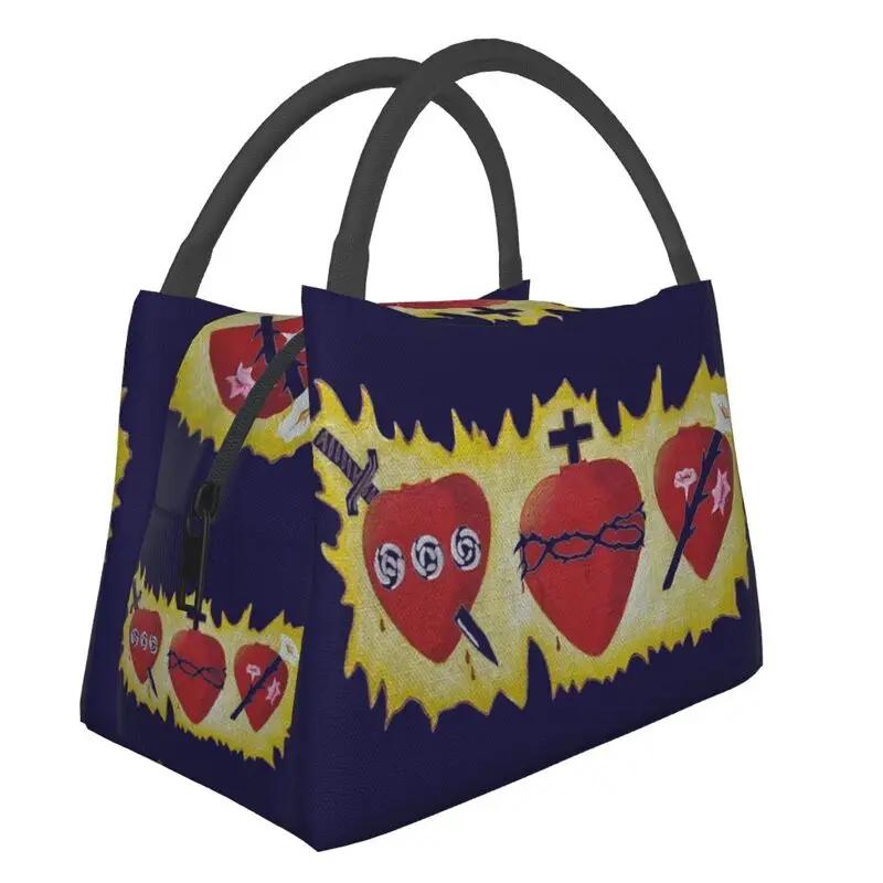 Иисус Мой Царь Термоизолированные Сумки для Обед Женщины Мой Царь Вера Бог Многоразовая Сумка-Тоут для Обед Ланчбокс для Еды