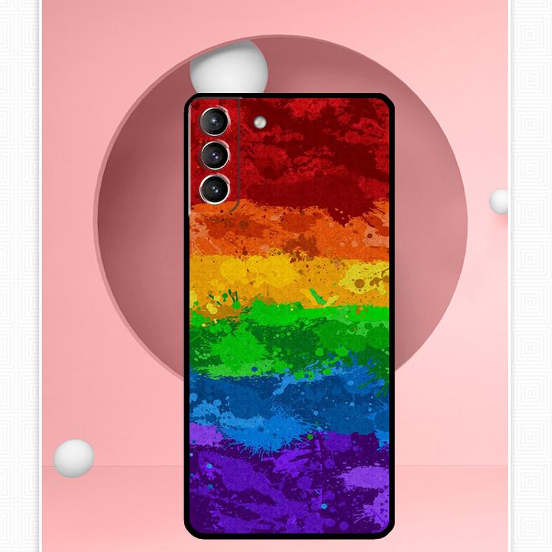 Чехол Gay Lesbian LGBT Rainbow Pride для Samsung Galaxy S24 S23 Ultra S22 S20 FE S21 FE Note 10 20 S8 S9 S10 Plus