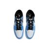 Кроссовки Air Jordan 1 High Golf University Blue Мужские Черно-белые DQ0660-400