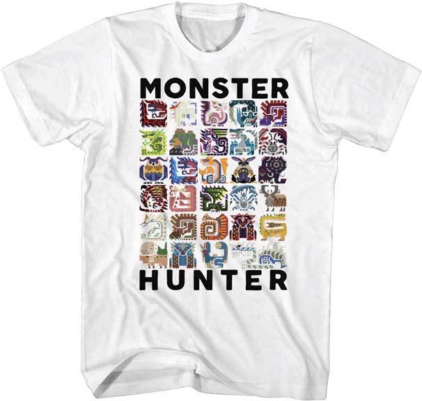 Monster Hunter Let's Hunt Capcom Видеоигра Мужская Футболка Унисекс Футболка