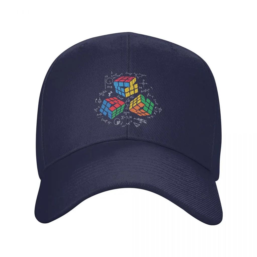 Индивидуальная классическая математическая кубик-рубик бейсболка женская унисекс регулируемая унисекс гик подарок учителю папина шляпа летняя солнцезащитная шляпа