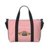 Classic Friends TV Central Perk Print Travel Duffel Bag Multipurpose Weekender Overnight Bags Unisex Waterproof Luggage Bag