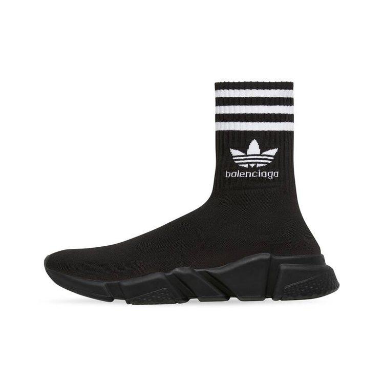 Balenciaga X Adidas Speed Trainer Черный Женский 717589WBDV11009