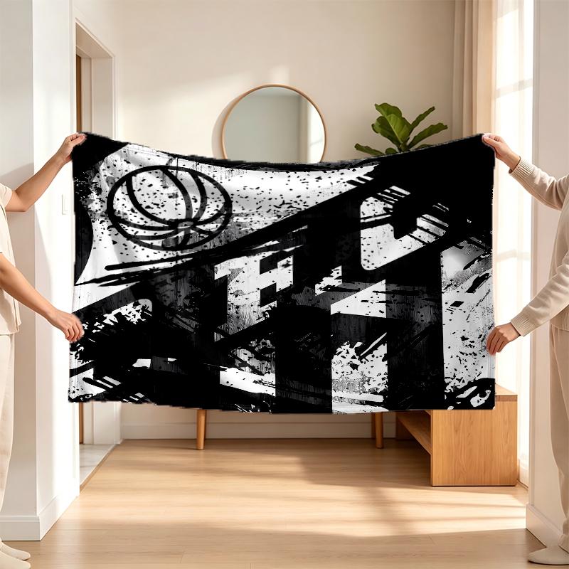 Santos (5) Flannel blanket a soft accent for the bedroom and living room and a cozy home gift