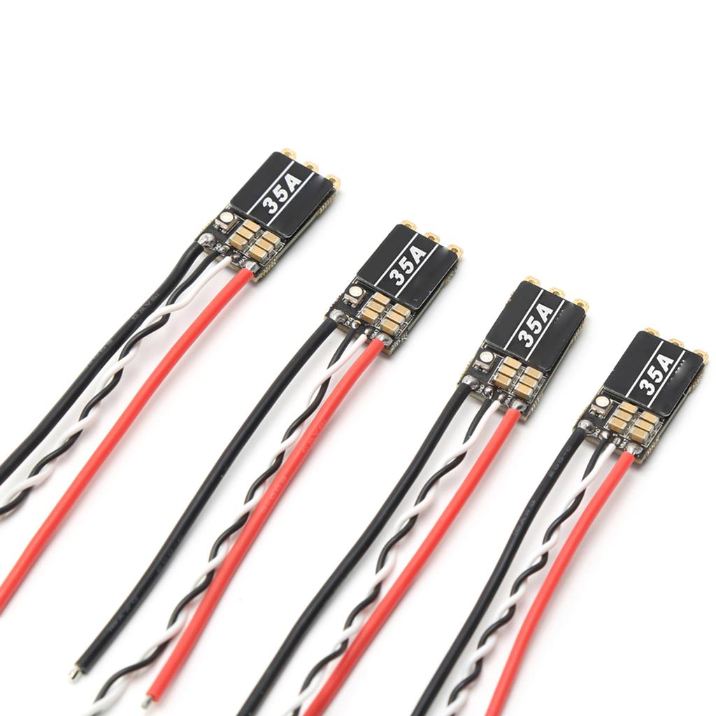 35A BLHeli_S ESC 2-6S Бесколлекторный регулятор оборотов Электронный регулятор скорости со встроенным программируемым RGB-светодиодом для RC Дрона Квадрокоптера