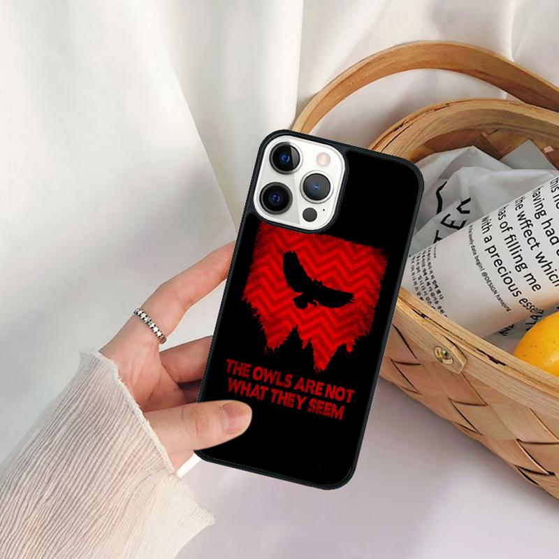 TWIN PEAKS Art Print Phone Case For iPhone 17 Air 16 15 14 11 12 13 Pro MAX Plus coque Cover Shell