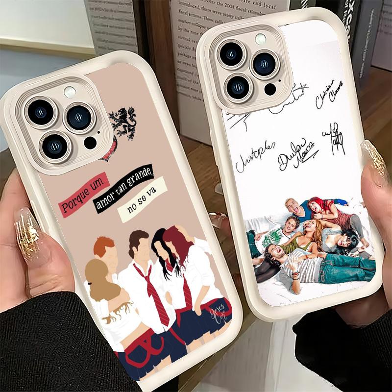Чехол для телефона iPhone 17 Air 16E 15 16 Pro Max F-Fashion RBD R-Rebelde Cover 14 Plus 13 12 Mini Мягкий силиконовый Fundas