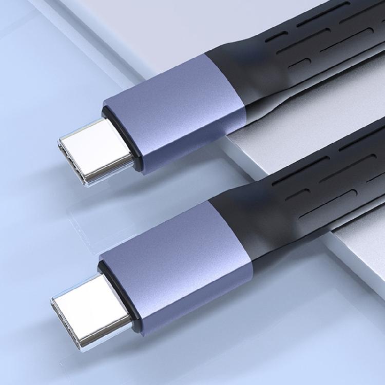 Надежный кабель USB C на USB C, 240 Вт, быстрая зарядка, 40 Гбит/с, передача данных, поддержка дисплея 8K, выход 240 Вт, кабель USB4