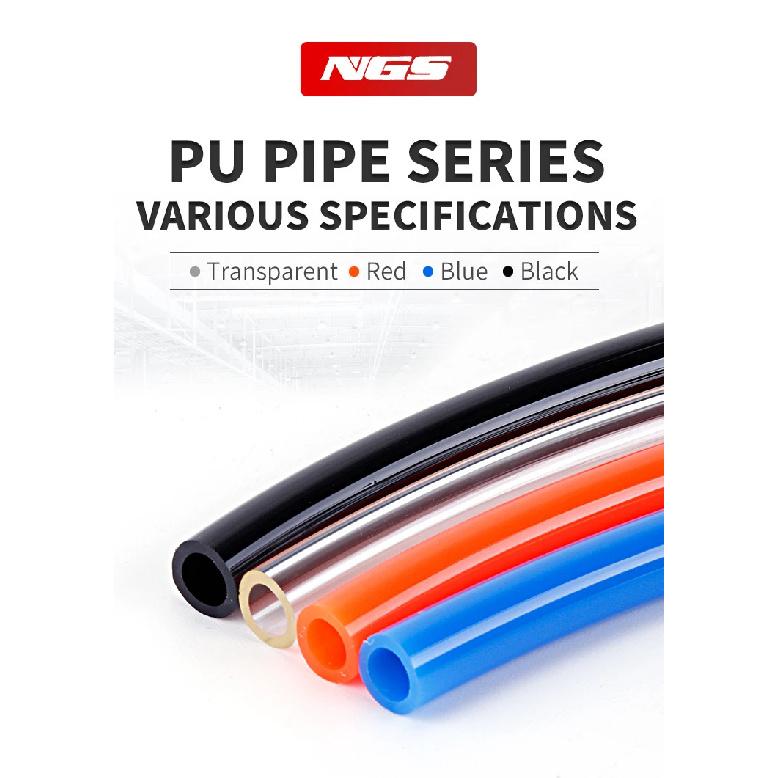 10M Polyurethane PU Tubing Compressed Air Hose For Compressor Pneumatic Tube Gas Pipe Line  4mm 6mm 8mm 10mm 12mm Fitting