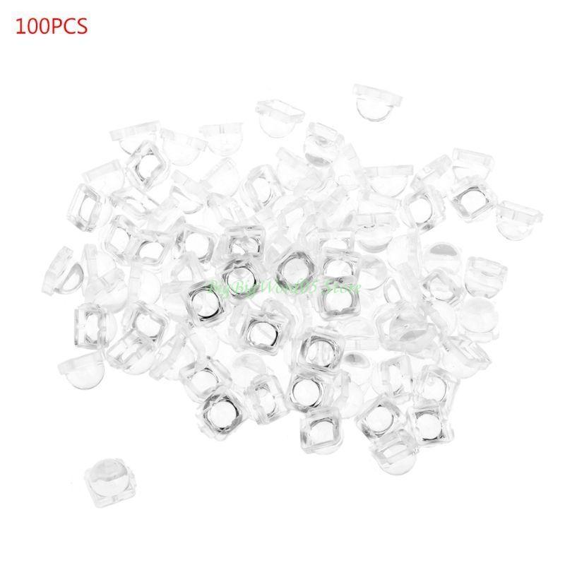 24TE 100 ШТ. Высококачественная линза для 5050 LED WS2812 APA102 WS2811 SK6812 30 60 140 Градусов Линза