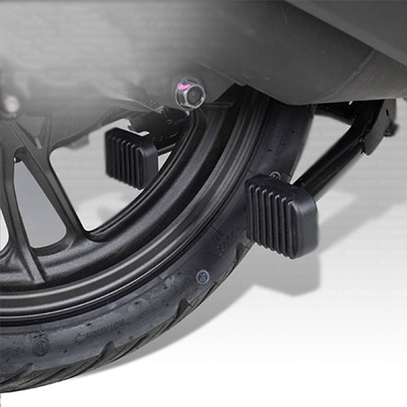 SEAMETAL Motorcycle Footrest Plate Extension Anti-Slip Mount Accessory Side Stand Component