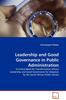 Книга Leadership and Good Governance In Public Administration