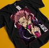 Футболка Сукуна Футболка Годжо Сатору Мужские Женские Футболки Топ Jujutsu Kaisen Футболка Тодзи Футболка Итадори Махорага