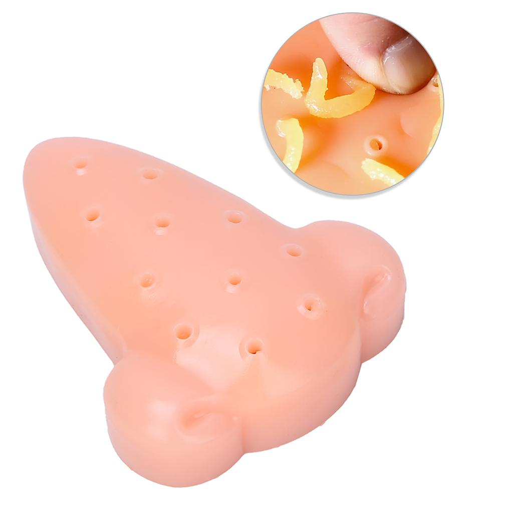 Innovative Wacky NosE Shaped Pimple Squeezing Toys Stop Picking Your Face TPE Toys