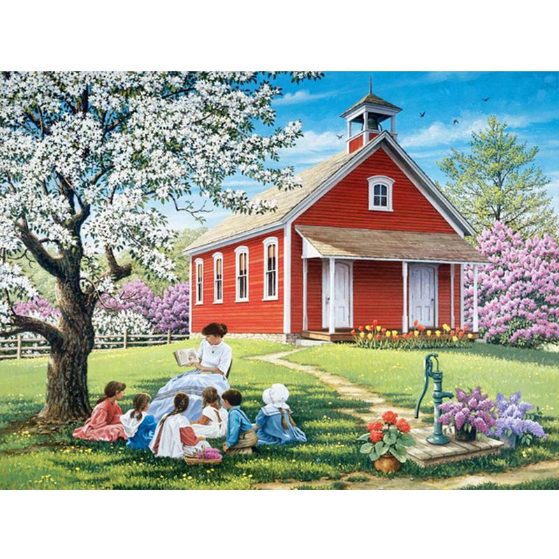 Полный Алмазная вышивка Дом Ремесло Комплект 5D DIY Алмазная картина Пейзаж Вышивка крестом Ферма Украшение дома