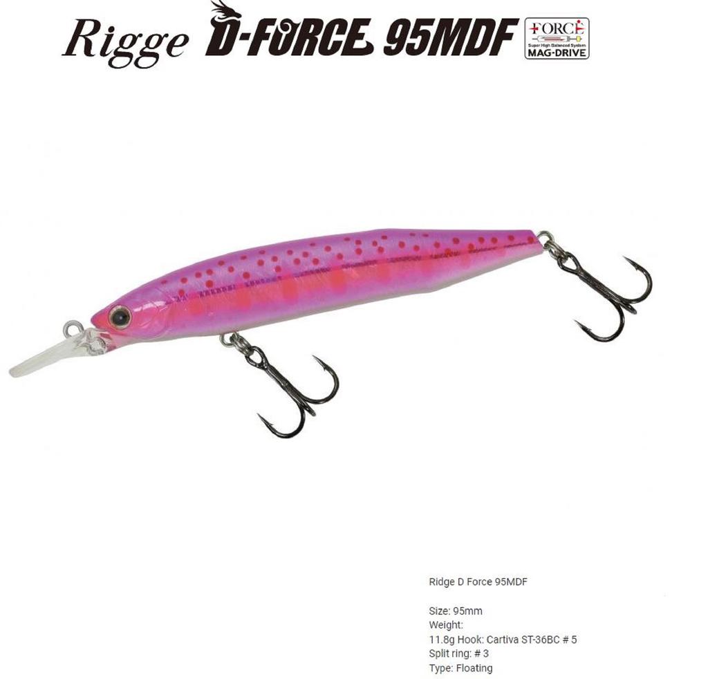 ZipBaits Плавающая приманка Rigge D-Force 95 MDF 935 (9118)