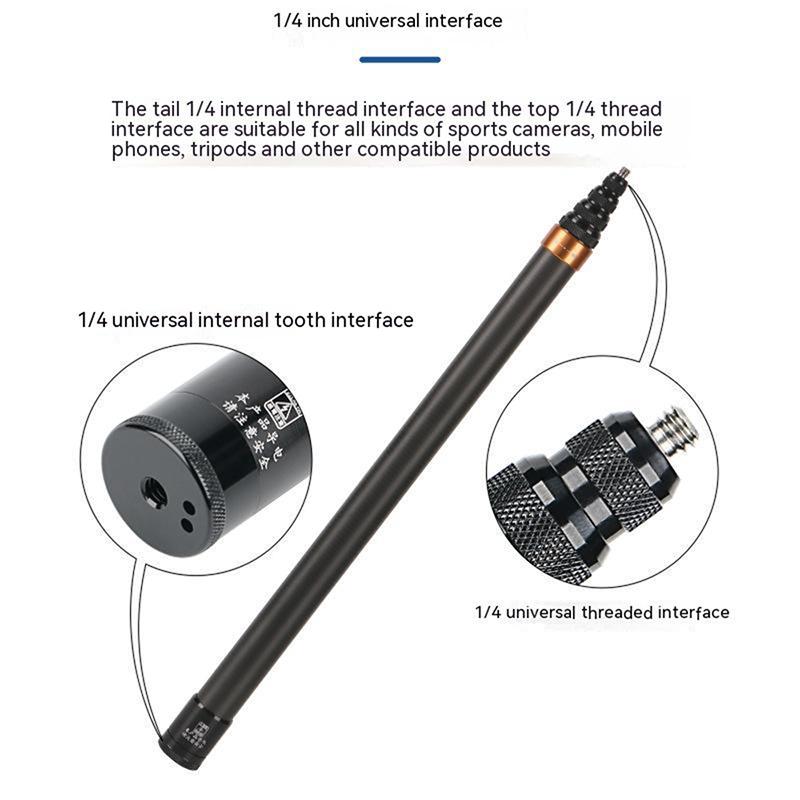 1 шт. 1,5/2,9/углеродное волокно невидимая расширенная версия селфи-палка для Insta360 X3/One X3/One Rs аксессуары для Gopro