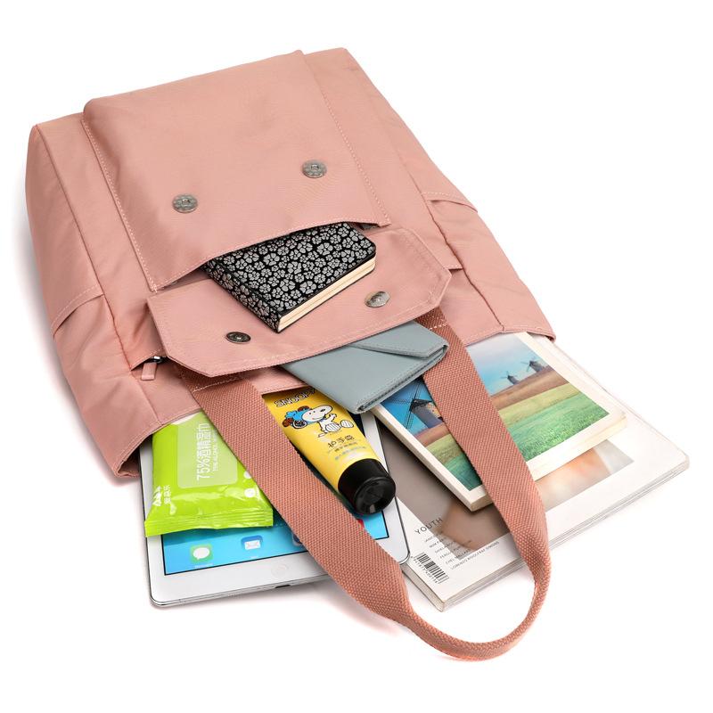 Сумка-тоут женская большой вместимости модная трендовая сумочка с принтом нейлоновая брызгозащищенная сумка на плечо