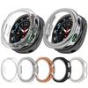 Алмазный Чехол для Samsung Galaxy Watch 8 40 мм Полый Защитный Корпус Аксессуары для смарт-часов galaxy watch 8 44 мм Защитная Накладка-Бампер