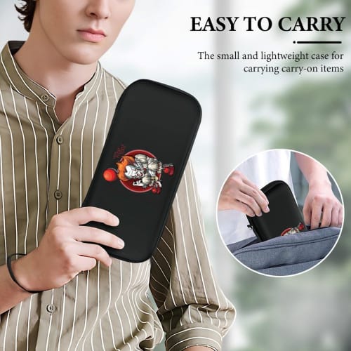 Pennywise Switch Case, Storage Bag, Game Console Storage Bag, Carrying Case, Protective Case for Switch, Large Capacity Game Card Storage, Holds 15 Ga