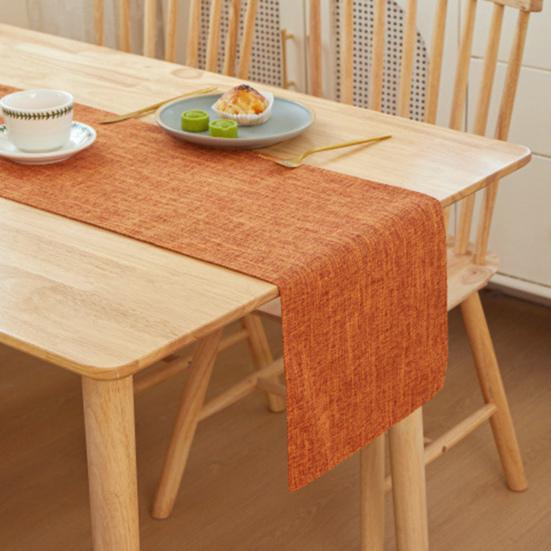 Дорожка для праздничного стола, однотонная, утолщенная, термостойкая, 30 x 180 см, нескользящая, пригодная для машинной стирки, для вечеринок, свадеб, банкетов, украшения стола, настольный флаг