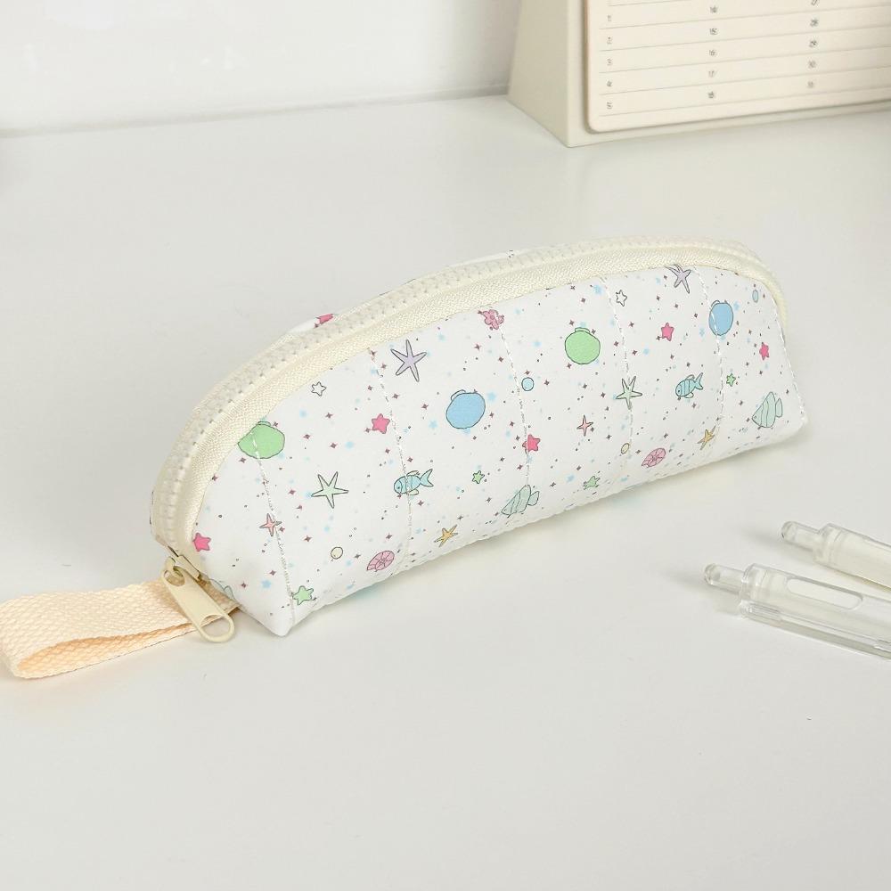 Large Capacity Pen Bag Handheld Pencil Pouch Portable Stationery Organizer Gift