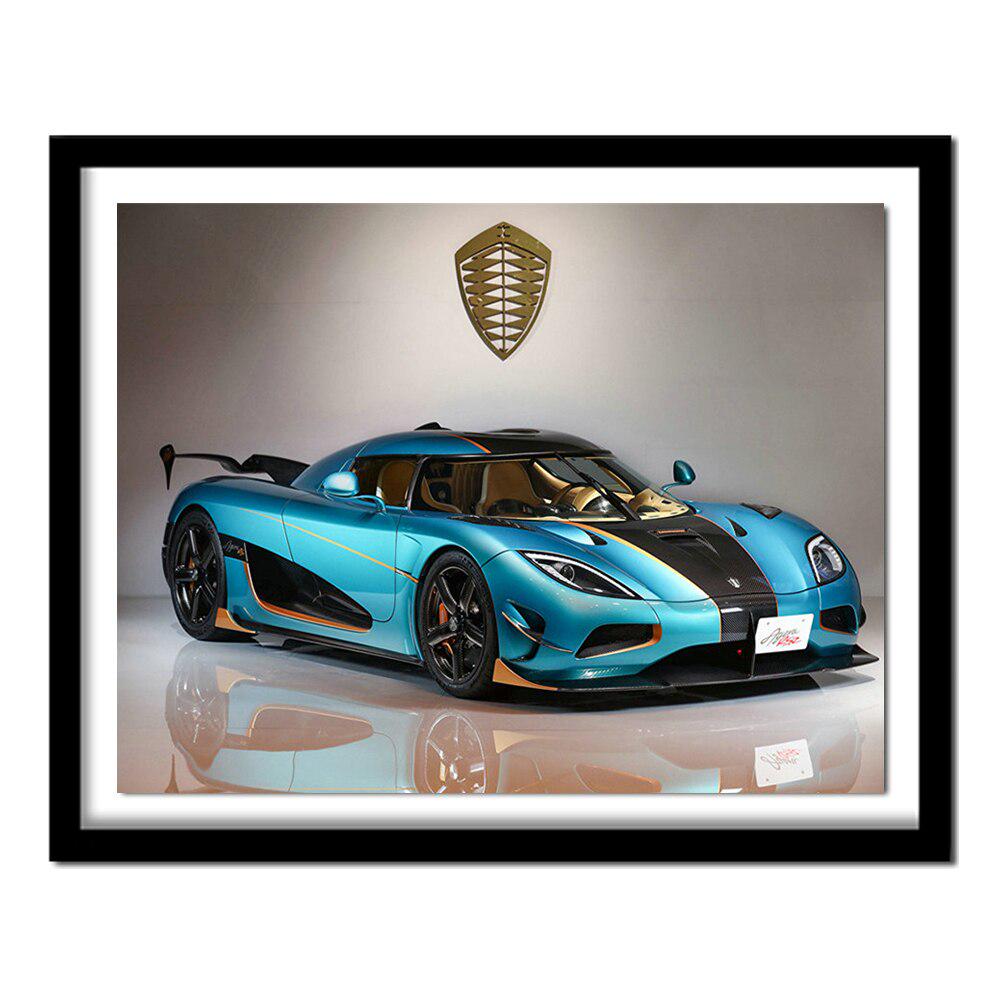 Алмазная вышивка Спортивный автомобиль 3D Алмазная картина Полный стразы Картина Кристалл Ручная работа Diy Kit