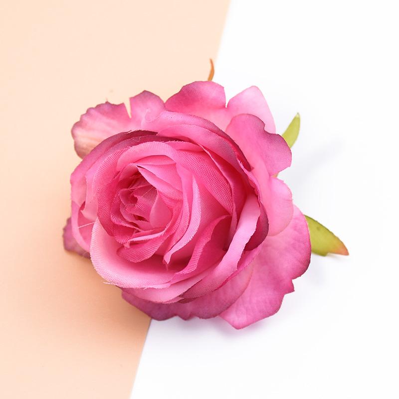 10/20pcs Artificial Flowers Silk Roses Wall Scrapbooking Wreaths Diy Gifts Candy Box Home Room Wedding Outdoor Decora Needlework