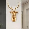 Nordic Modern Deer Head Wall Pendant for Living Room