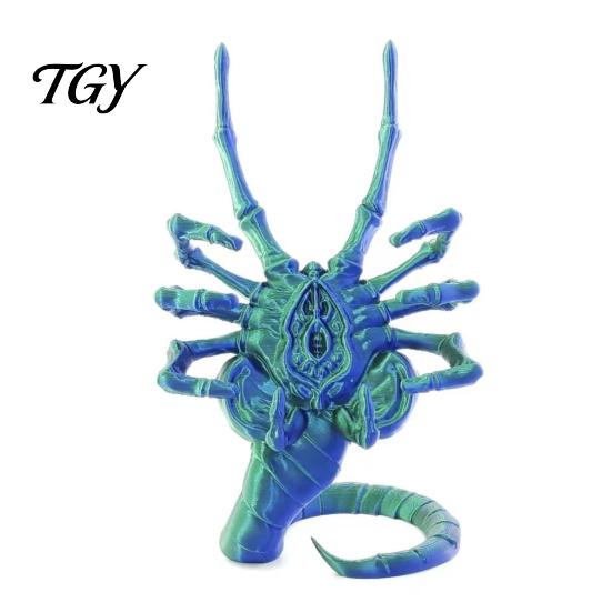 Creative Cell Phone Accessory 3D Printed Sci-Fi Horror Holder, Novelty Stable Smartphone Stand, Movie Themed Mobile Holder Compact Collectible