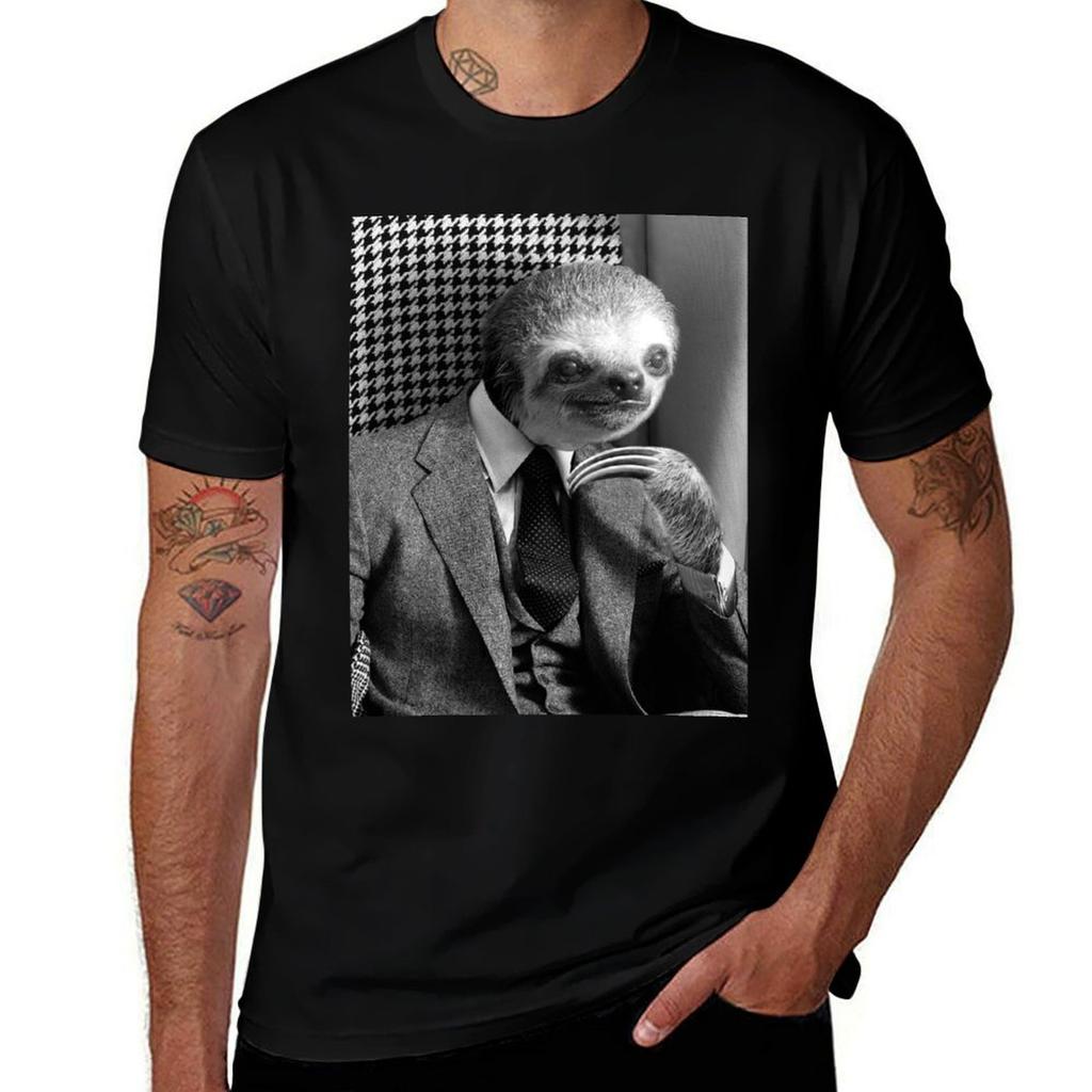 GentleUnisex Sloth 6 TShirt Daily Wear Print TShirt