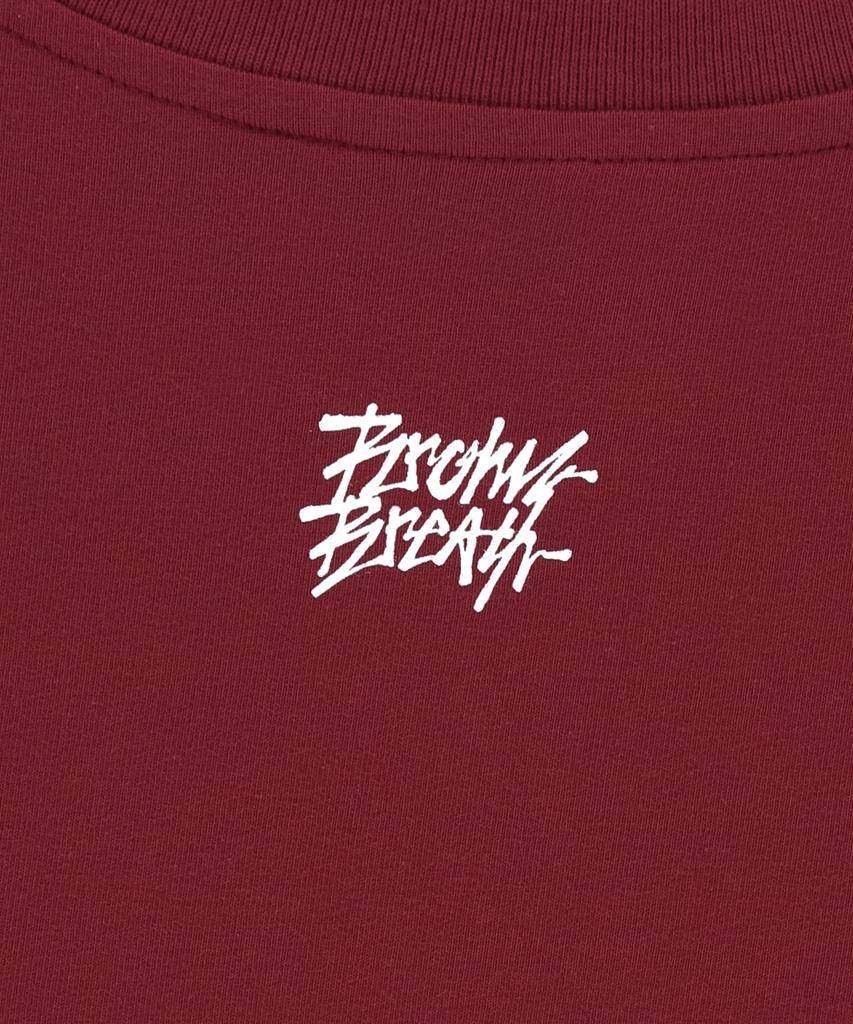 BROWNBREATH Motor Graphic Tee - Burgandy