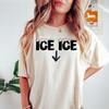 Футболка Ice Ice Baby Анонс беременности Унисекс Будущая мама Раскрытие беременности На улице Хлопок Высокого качества Короткий рукав Футболки