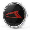 4Pcs 60mm Universal Car Wheel Center Hub Caps Black Red Sport Logo Chrome Rim Badge Emblem Dustproof Auto Tuning Accessories