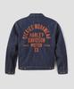 Dickies X Джинсовая куртка Harley Davidson Выстиранный синий
