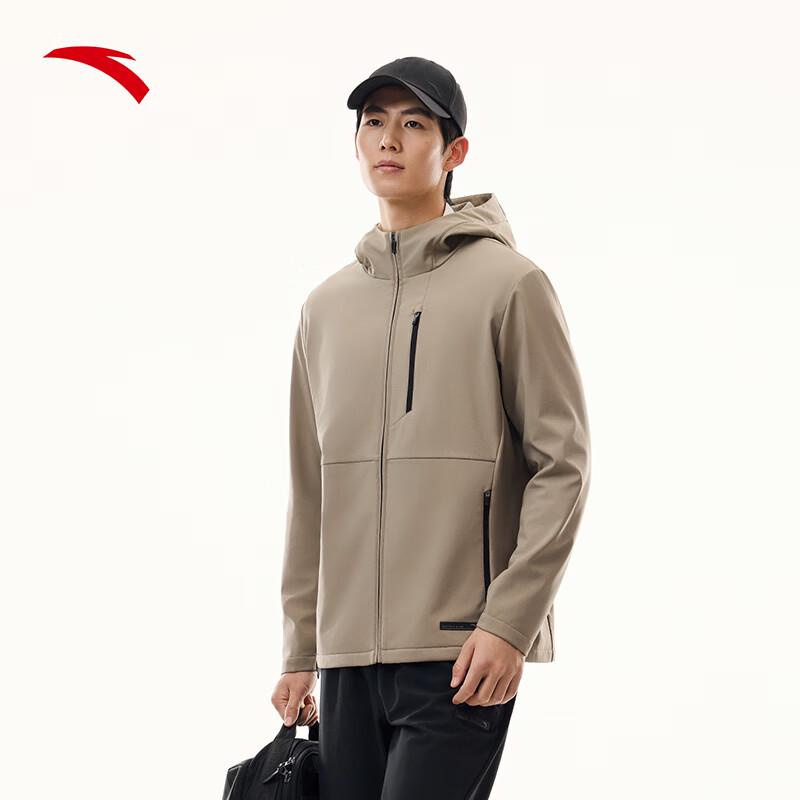 ANTA Men's Hooded Windproof Training Jacket